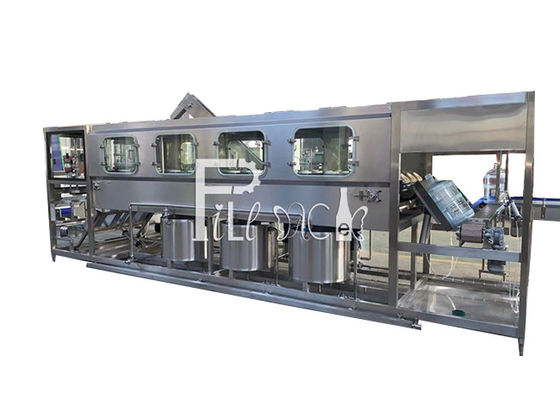 200BPH 5 Galon 18.9L Su Dolum Makinesi Hat Sistemi Yarı Otomatik
