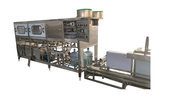 300bph 18.9l 5 Galon Su Dolum Makinesi Otomatik Plc Kontrol
